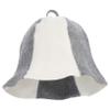 YARNOW 2pcs Lightweight Sauna Hat for Portable Use Comfortable Sauna Hat Bathing for and Bathroom Supplies Keeps Hair Protected during Sessions view 3