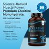 Nutravita Creatine Monohydrate 3000mg - 300 Vegan Creatine Tablets (3+ Months) - Pre Workout Supplement for Men & Women - Alternative to Powder & Capsules - Made in The UK view 2