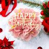 1x Happy Birthday Mirror Gold Cake Charm Toppers Elegant Decoration UK 3LD2 (MIRROR SILVER) view 1