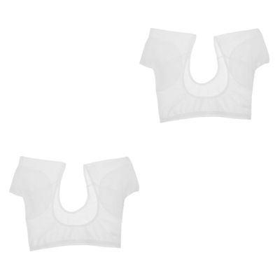 minkissy 2pcs Breathable Underarm Sweat Vest for Women Quick-Drying Armpit Pads Blend Keeps Clothes Dry for Use