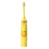 3 Colors Children Electric Toothbrush with 2 Brush Heads Cartoon Pattern Waterproof Teeth Cleaning Brush Gift for Kids(Yellow) view 1