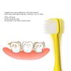 3 Colors Children Electric Toothbrush with 2 Brush Heads Cartoon Pattern Waterproof Teeth Cleaning Brush Gift for Kids(Yellow) view 3