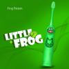 3 Colors Children Electric Toothbrush with 2 Brush Heads Cartoon Pattern Waterproof Teeth Cleaning Brush Gift for Kids(Green) view 2