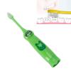 3 Colors Children Electric Toothbrush with 2 Brush Heads Cartoon Pattern Waterproof Teeth Cleaning Brush Gift for Kids(Green) view 4