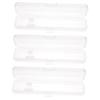 Alipis 9pcs Portable Storage Boxes for Toothbrush and Toothpaste Simple Toothbrush Case Lids for Travel and False Teeth Container view 1