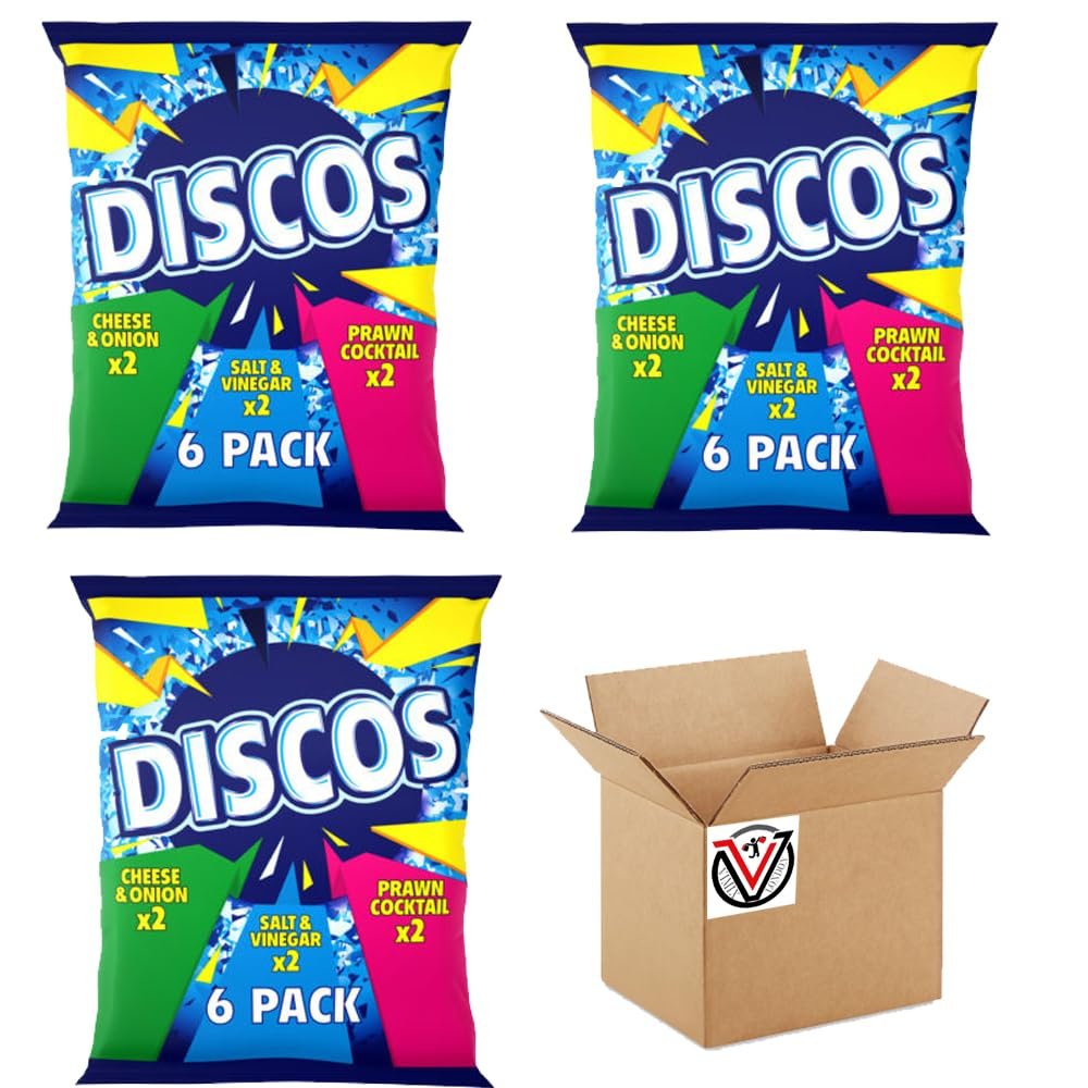 03 x Discos Variety Multipack Crisps (6 x 25.5g)