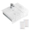 Beard Hair Catcher for Sink, Beard Bib Pack of 40, Disposable Beard Beard Catcher for Shaving, Sink Cover for Shaving & Trimming Clear, Stop Worrying about Cleaning view 1