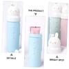 Alipis 6pcs Portable Toothbrush Cup Holder Cartoon Design for Travel Includes Toothpaste Box and Toothbrush Case for Easy Washing Random Color view 2