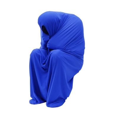 WGUST Sensory Body Sock For Autism For Kids, Adults, Boys & Girls Full Body Wrap For Hyposensitivity, Compression, Anxiety, ADHD, ASD, Special Needs (Color : Blue, Size : L/Large-71 * 142cm)