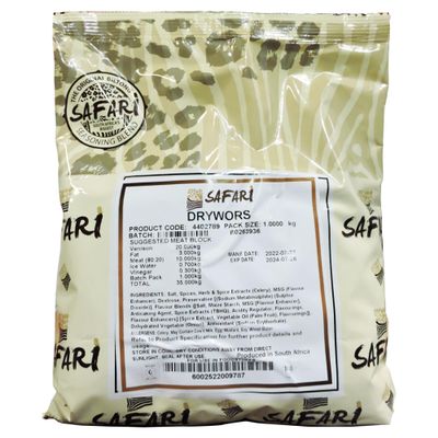 Safari Drywors Spice 1kg