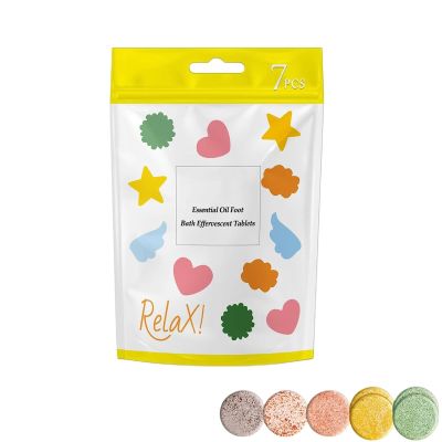 2023 New Natureshape Essential Oil Foot Bath Effervescent Tablets Foot Relax Massage Spa Tablets Effervescent Foot Soak Tablets Foot Spa Kit