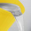 3x Yellow Strong Plastic Builders Bucket 3 Gallon Water Storage Bucket with Handle and Spout 14 Litre Pouring Lip Gardening Tool Easy To Clean and Use view 3