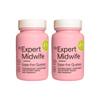 My Expert Midwife Ease The Quease Soothing Ginger Melts, Help Manage Morning Sickness in Pregnancy, Natural and Safe Relief from Nausea, Food Supplement - 120 Tablets (Pack of 2) view 1