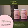 My Expert Midwife Ease The Quease Soothing Ginger Melts, Help Manage Morning Sickness in Pregnancy, Natural and Safe Relief from Nausea, Food Supplement - 120 Tablets (Pack of 2) view 3