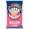 Batchelors Super Noodles Bacon Flavour, Instant Snack Ready in 4 Minutes, 90 g Packet (Pack Of 24) view 3