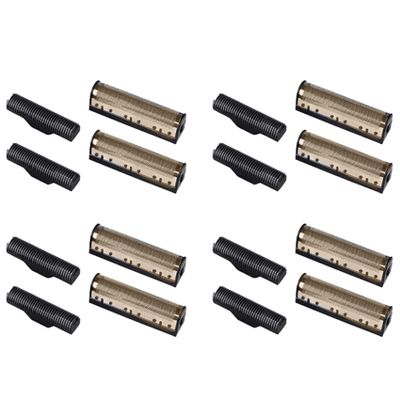 Rheross 4Set Clipper Blade for Km-1102 Clipper Electric Shaver Parts Net Gold