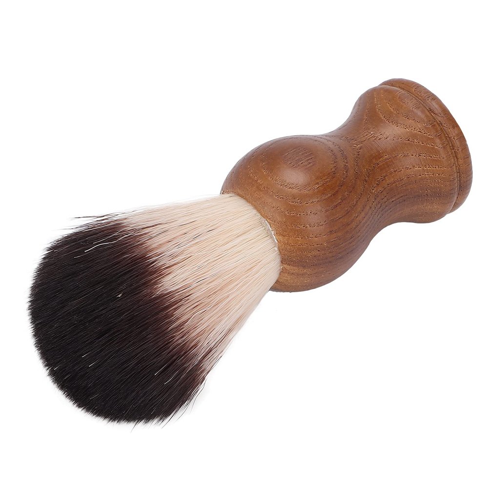 Hair Shaving Brush, Shaving Cream Brush Multipurpose Small Ergonomic with Wood Handle for Home for Salon Use