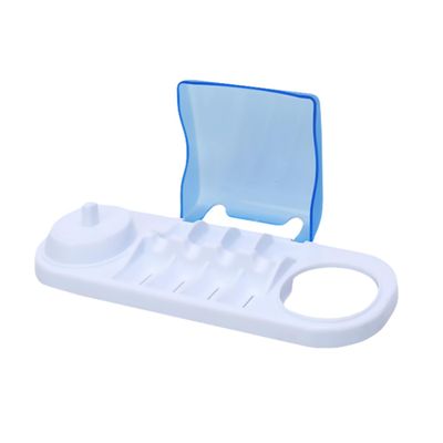 2 pcs Toothbrush head storage box plastic storage shelves electric toothbrush heads plastic storage shelf toothbrushes electric cord organizer for travel bathroom organizer hood