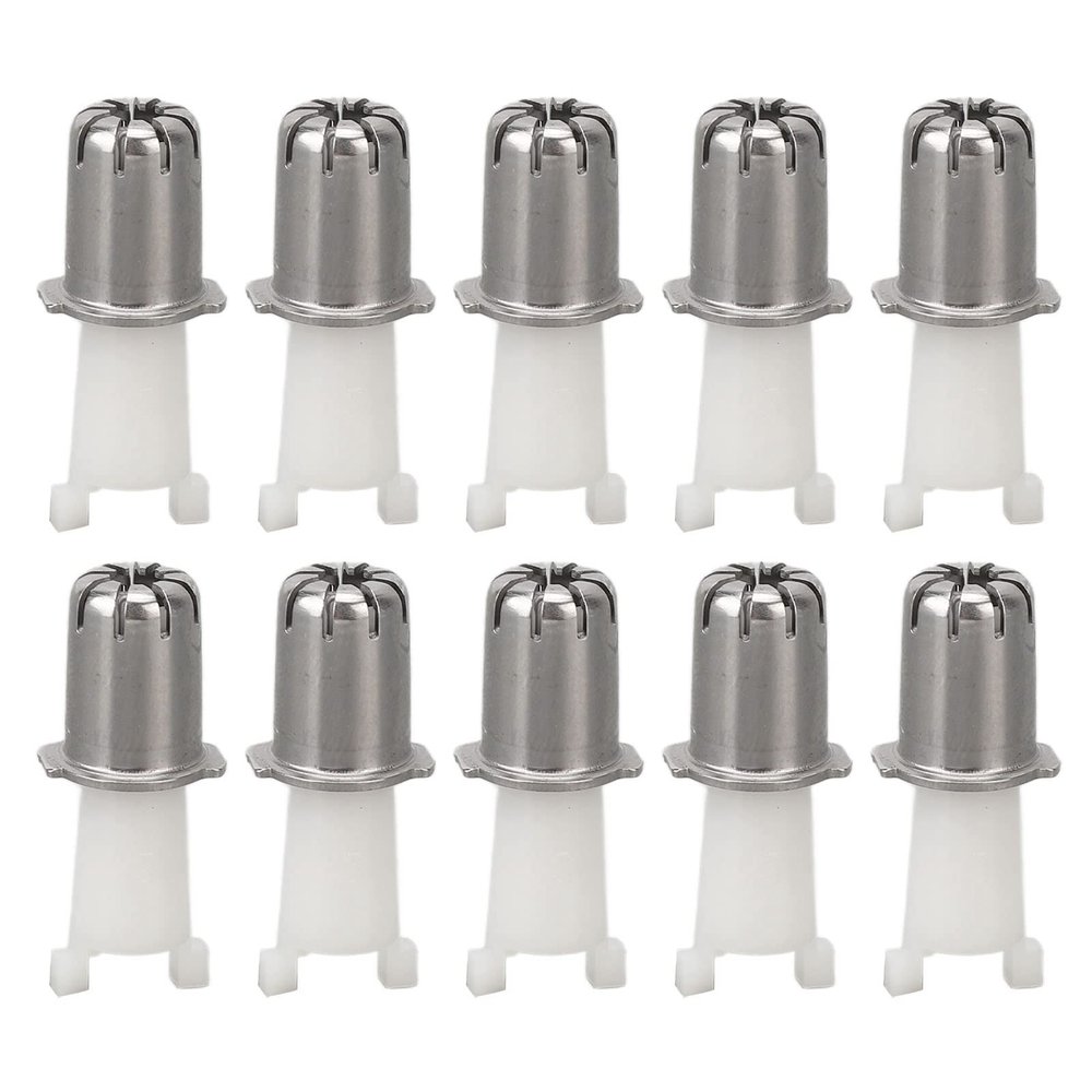 Universal Replacement 10pcs Nose Hair Trimmer Head, Accurate Shaving, Easy Cleaning, Perfect Fitting, Portable Size for All Trimmers