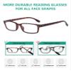 Eyekepper 4 Pack Reading Glasses Women - Comfort Readers Men2Tortoise-2Black+4.00 view 4