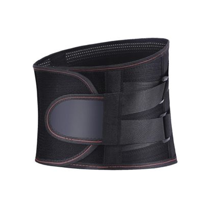 tylxayoxa Lumbar Belt, Men And Women Back Support, Lower Back Pain, Sciatica, Herniated Disc, Double Adjustable Elastic Belt, Breathable And Comfortable (Color : Black, Size : XXL)