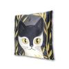 FRODOTGV Retro Yellow Abstract Cat Knee Pillow Case Pillow Cases with Zippers Baby Pillow Cases 2 Pack Washed Cotton Pillow Case Pillow Cover Bamboo view 3