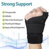 Yasdyri Thumb Support for Left or Right Hand Adjustable Thumb Splint for Arthritis Pain And Support Wrist and Thumb Brace for Arthritis, Tendonitis, Carpal Tunnel Pain Relief and Thumb Sprain (Black) view 3