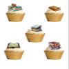 24 Stand Up BOOK Themed Edible Wafer Paper Cake Toppers Decorations view 1