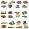 24 Stand Up BOOK Themed Edible Wafer Paper Cake Toppers Decorations view 2