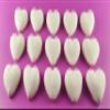 15 x edible 3D 30mm hearts, icing toppers, cake cupcakes decorations T059 (White) view 1