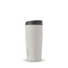 Owala SmoothSip Insulated Stainless Steel Coffee Tumbler, Reusable Cup, Travel Mug, 590ml, White (Cloudscape) view 1