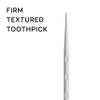 Grin Charcoal Infused Softstx, Gentle Dental Picks, 90 Count, Soft Flexible Bristles, Textured Plaque Removing Toothpick, Minty Flavor, for Between Teeth, Refillable Hygienic Case view 4