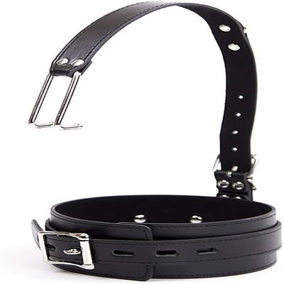 Pro-Noke Leather Collar Metal Nose Hook Smooth No Burr Lock Game Props