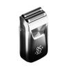 Electric Razor Electric Shaver Rechargeable Shaving Machine For Men Shaver Beard Razor Wet-Dry Use Beard Trimmer Hair Trimmer (Silver) view 2