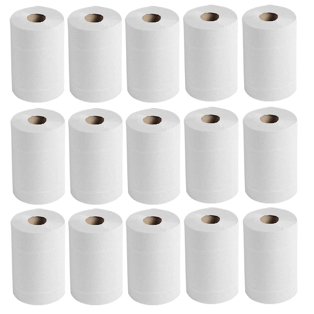 Pack of 36 - Kitchen Rolls, 2 PLY Centrefeed Kitchen Towels, Embossed White Hand Napkins, 40GSM Kitchen Towel Paper, Wiping Napkin Roll, Strong & Durable Kitchen Roll Bulk Buy (300 Sheets/Pulls)