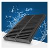 Linear Shower Drain- High Polymer Drain Strainers- Anti-clogging Prevent Items From Falling- Garage Sewer Cover- for Garden, Driveway (Color : Black, Size : 500x200x25mm) view 1