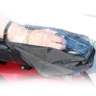 Bias&Belief Wheelchair Control Panel Cover,Clear Electric Joystick Oxford Cloth Armrest Weather Cover,Power Controller Chair Arm Covers,Waterproof Protection Powerchair Accessories