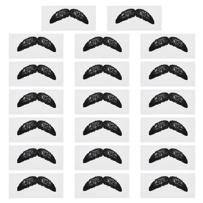 minkissy Beard Protective Stickers Hair Removal Stickers 20pcs Nose Hair Waxing Kit