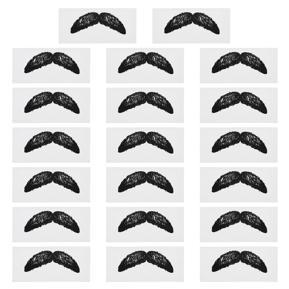 minkissy Beard Protective Stickers Hair Removal Stickers 20pcs Nose Hair Waxing Kit