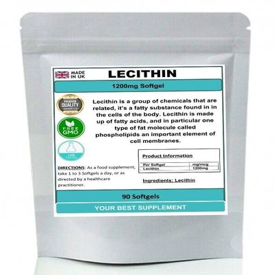 Lecithin Softgel Capsules 1200mg (Premium Quality) 60