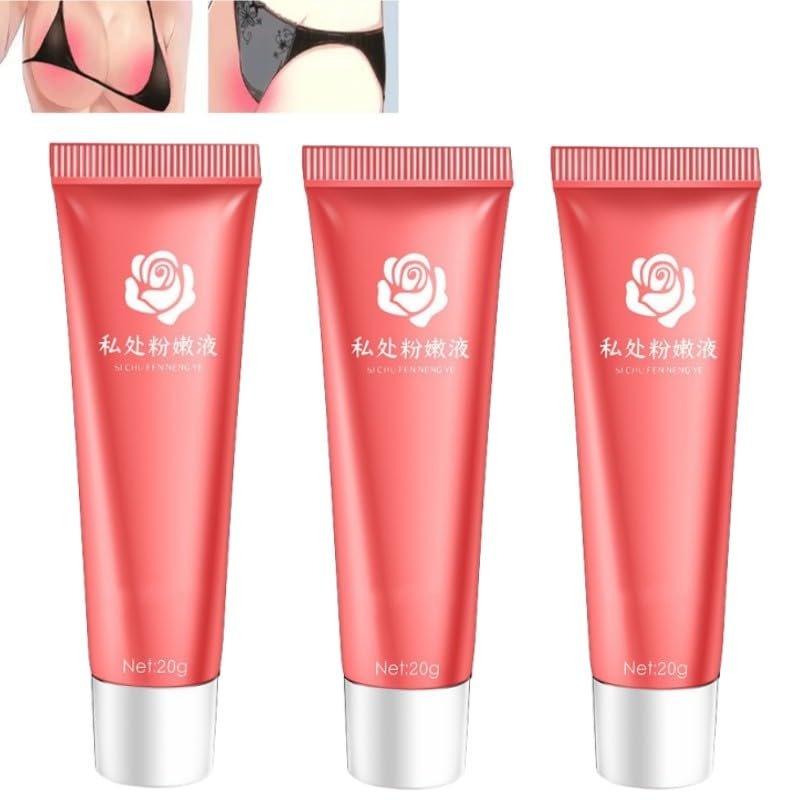 3 Pcs Sexy Women Vaginal Lips Private Part Pink Underarm Intimate Whitening Dark Nipple Anal Bleaching Cream Skin Care Body Cream