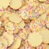 Jazzies - Snowies - White Chocolate Jazzles - 1 Kilo Bulk Bag - 1KG - Assorted Sweet Pick and Mix for Parties, Gifts, and Sharing. view 1