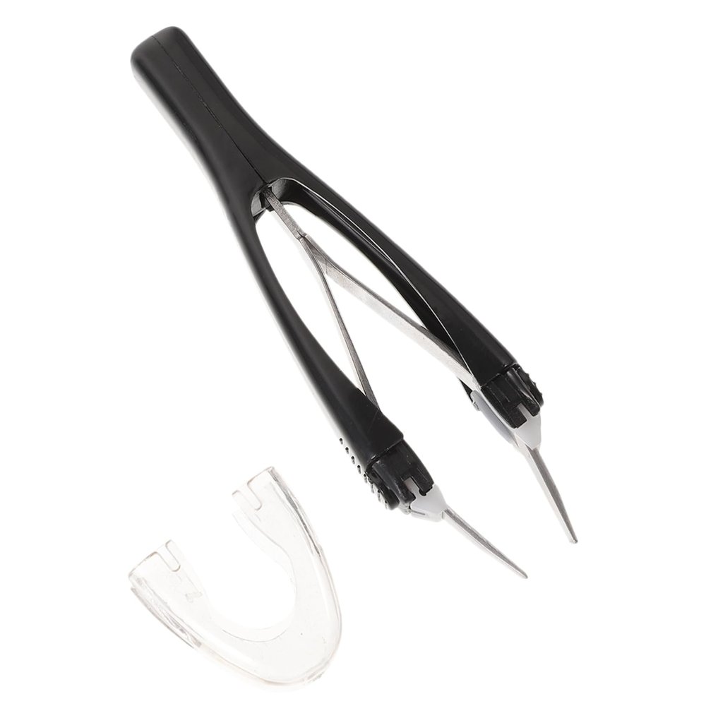 FOMIYES Retractable Automatic Eyebrow Tweezers Set Precision Slanted Tip Hair Removal Tool for Women Random Color Eyebrow Grooming Kit for Facial Hair