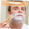 Anneome Wood Handle Beard Brush with Boar Bristles, Mens Shaving Brush for Salon Use, Foam Shave Accessory and Beard Grooming Tool for Home and Travel view 3
