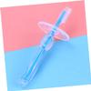 Gogogmee Silicone Toothbrush for Training Blue Oral Massager for Boys and Girls Toothbrushing Routine view 3