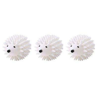 Censous 3X Durable Laundry Ball Hedgehog Dryer Ball Reusable Dryer for Dryer Machine Anti- Static Ball Delicate