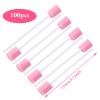 HXMJIED 100PCS Oral Swabs, Mouth Swabs Sponge for End of Life Care, Oral Care Sponge Swab, Swab Dental Stick, Disposable Mouth Cleaning Sponge Swab, Tooth Cleaning Tool, Foam Swab Sticks for Oral Care view 2
