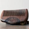 Censous 2X Pocket Comb Sandalwood Super Narrow Dent Wood Combs Static Lice Beard Comb Hairstyle Sandalwood Comb view 3