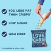 LOVE CORN Sea Salt Crunchy Corn Snack | Bulk Pack 100 x 20g Bags | Kosher, Vegan, Gluten-Free | Simple Ingredients, Low Calories, Low Sugar | Graze Alternative for Crisps, Mixed Nuts & Popcorn | UK view 2