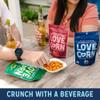 LOVE CORN Sea Salt Crunchy Corn Snack | Bulk Pack 100 x 20g Bags | Kosher, Vegan, Gluten-Free | Simple Ingredients, Low Calories, Low Sugar | Graze Alternative for Crisps, Mixed Nuts & Popcorn | UK view 4